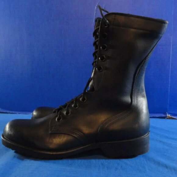 10.5N RO-SEARCH BLACK COMBAT MILITARY BOOTS USN ARMY USMC TACTICAL SOLES RC 2474 main image 3